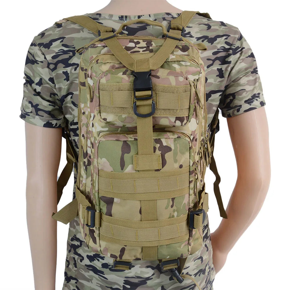30L 3P Attack Backpack Tactical Travel Field Camouflage Outdoor Biking Hiking Camping Hiking bag