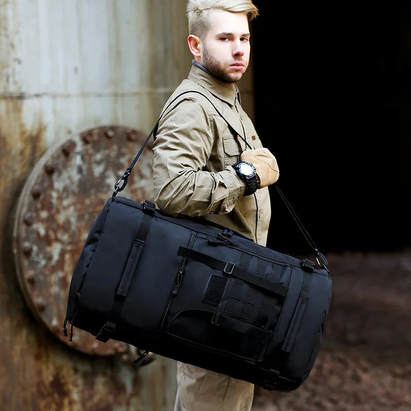 65L Tactical Backpack Men Travel Luggage Bag Outdoor Sport Hunting Molle Camping Rucksacks Men's Large Shoulder Bags