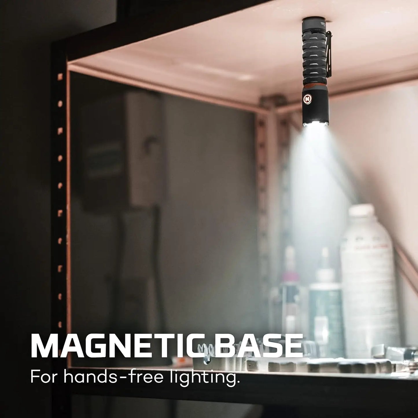 Impact Resistant Flashlight for EDC with Smart Power Control, Power Memory Recall, Removable Clip for Camping, Hunting, Hiking