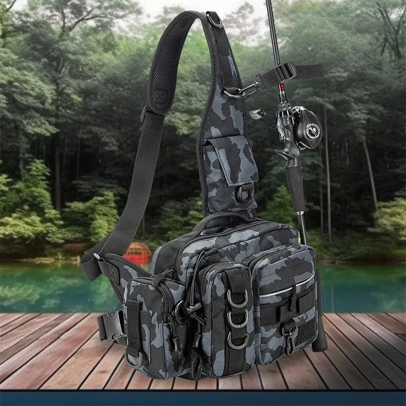 Outdoor Shoulder Bag Sports Climbing Backpack Shoulder Tactical Hiking Camping Hunting Daypack Fishing Backpack