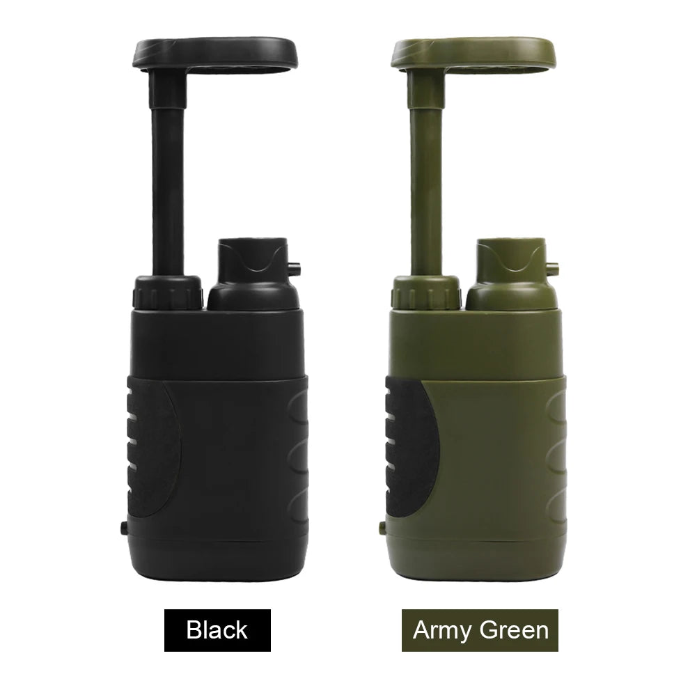 Outdoor Water Filter Filtration System Portable Camping Water Purifier Emergency Supplies Drinking Water Filtering Survival Tool