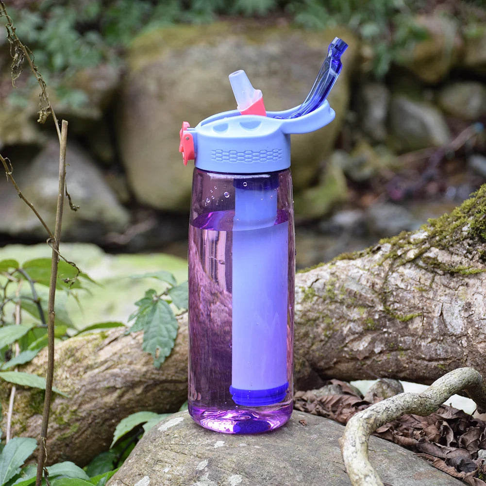 Outdoor Water Filter Filtration System Portable Camping Water Purifier Emergency Supplies Drinking Water Filtering Survival Tool