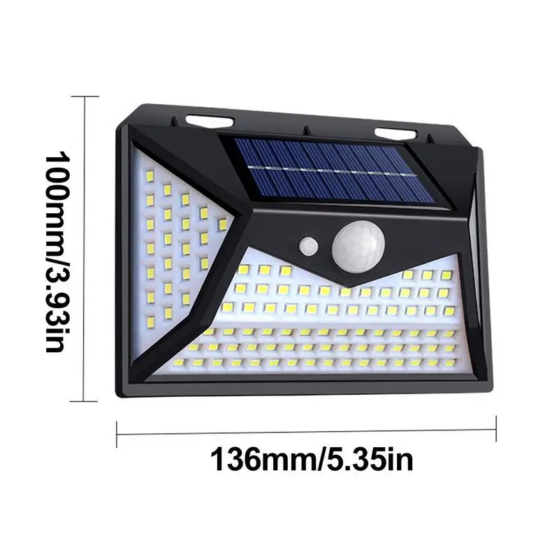 LED Solar Sensor Light Outdoor Motion Detection 118 LED Solar Outdoor Wall Light Outdoor Waterproof Sensor Security Light