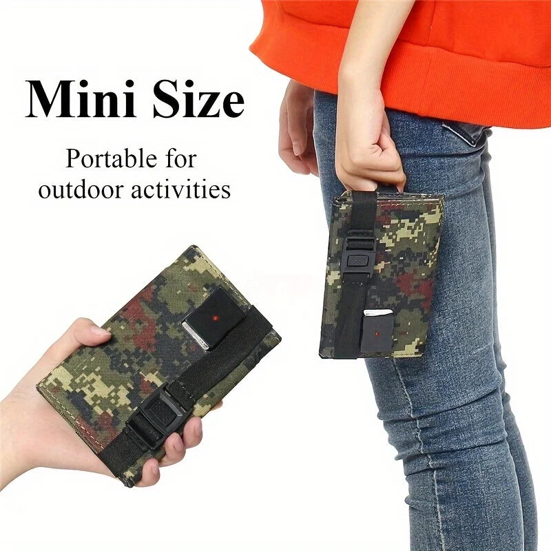 2Pcs Foldable Solar Panel, Portable Flexible 5V USB Foldable Solar Panel, Used for Small Batteries Outdoor Lighting Accessories