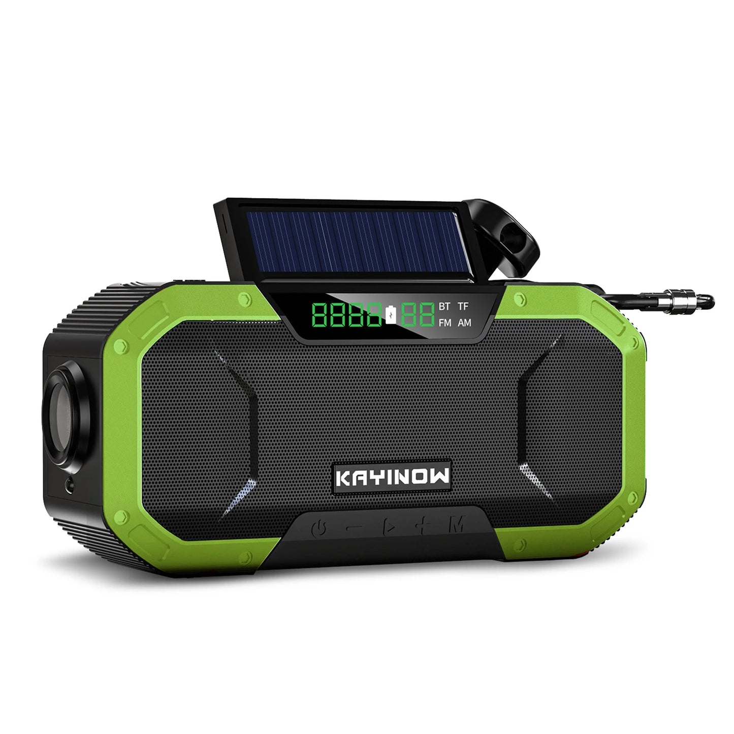 2023 KAYINOW Portable Emergency Solar Hand Crank Radio 5000mAh Power Bank Cranker Flash Light Camping Radio Survival Kit Radio
