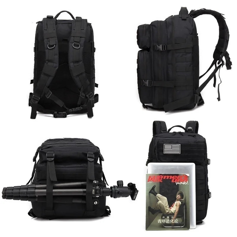 30L/50L Tactical Backpack Men Hiking Camping Backpack Waterproof Rucksacks Army Outdoor Camping Trekking Hunting Bag