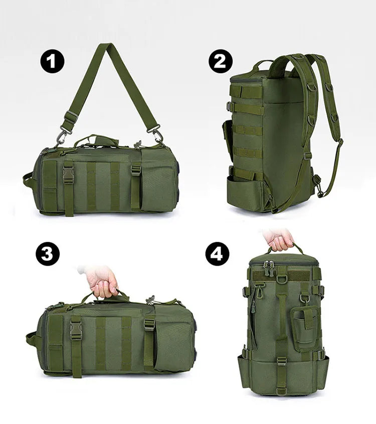 Outdoor Fishing Tackle Backpack Men Lure Box Gear Storage Bag Tactical Hiking Travel Bag Sports Waterproof Cycling Bags