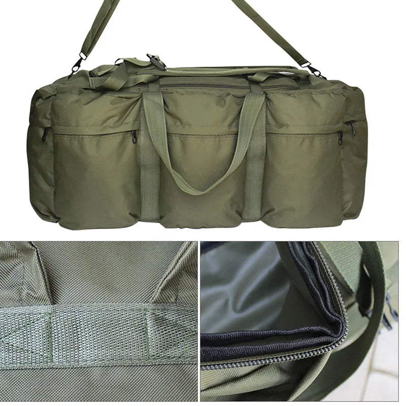 Super Large Capacity 100L Backpack Men Outdoor Waterproof Camping Storage Bag Tent Canopy Tactical Travel Bag Handbag