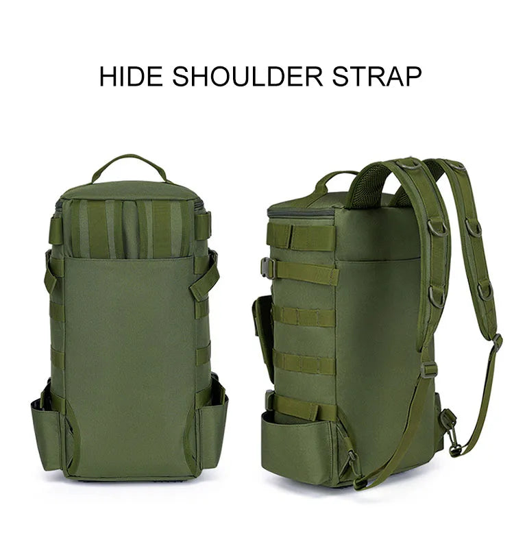 Outdoor Fishing Tackle Backpack Men Lure Box Gear Storage Bag Tactical Hiking Travel Bag Sports Waterproof Cycling Bags