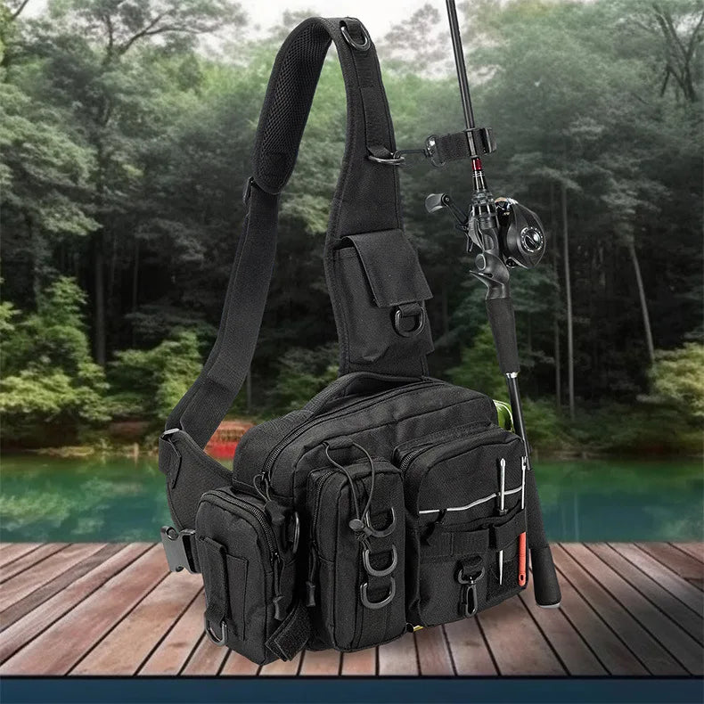 Outdoor Shoulder Bag Sports Climbing Backpack Shoulder Tactical Hiking Camping Hunting Daypack Fishing Backpack